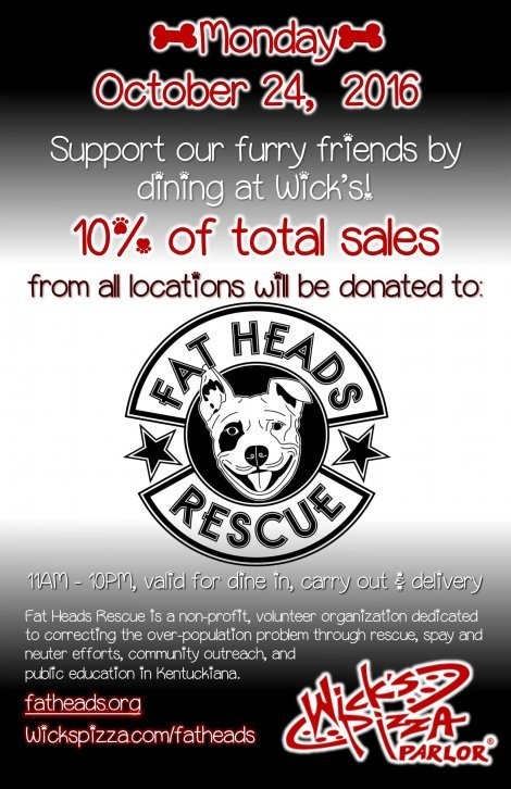 Fat Heads Rescue Give Back Day