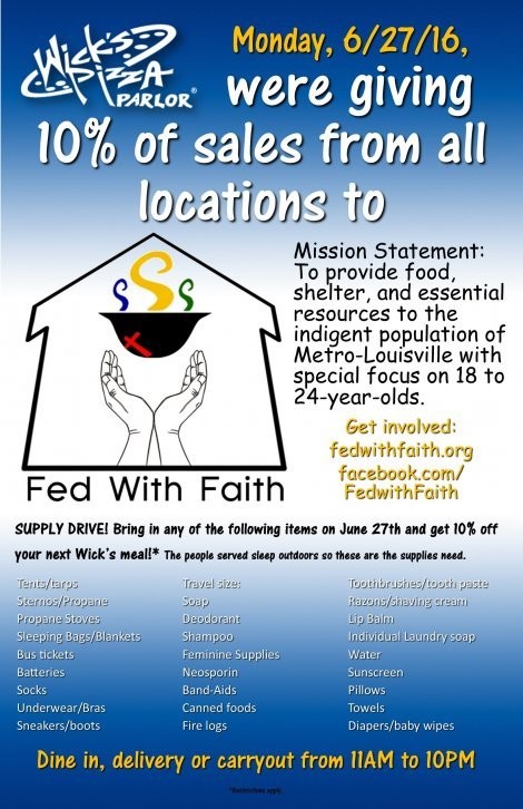 Fed With Faith Giveback Day